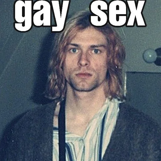 😃 Стикер «Kurt Cobain 2» для Telegram