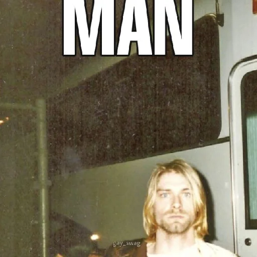 😐 Стикер «Kurt Cobain 2» для Telegram