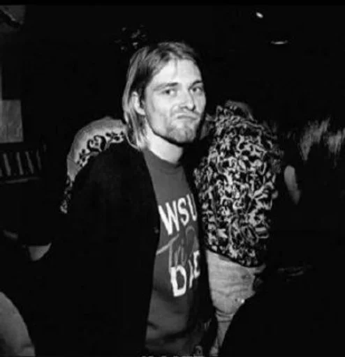 🫤 Стикер «Kurt Cobain» для Telegram
