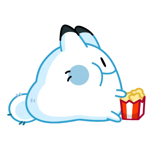 🍿 Стикер «Кусь-Кусь» для Telegram