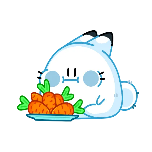 🥕 Стикер «Кусь-Кусь» для Telegram