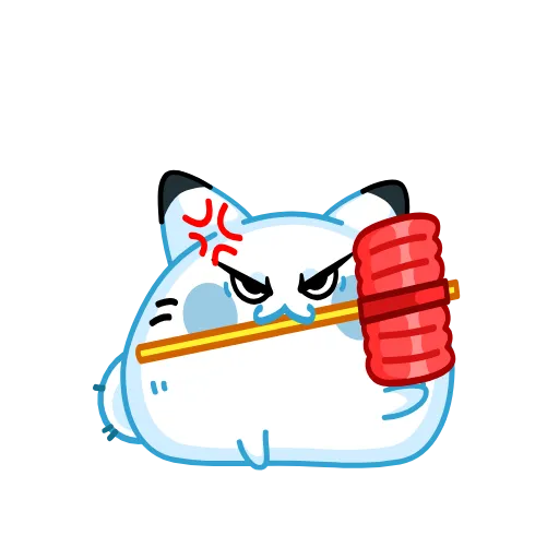 😠 Стикер «Кусь-Кусь» для Telegram