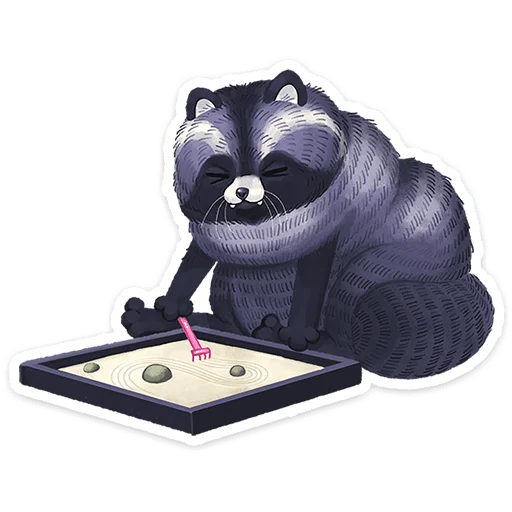😌 Стикер «Кусю» для Telegram