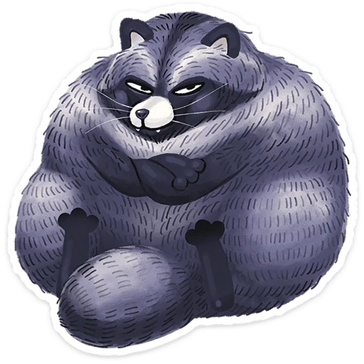 😤 Стикер «Кусю» для Telegram