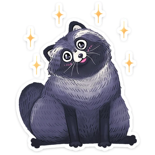 😊 Стикер «Кусю» для Telegram