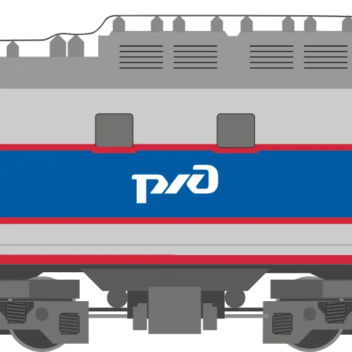 🔵 Эмодзи «Trains» для Telegram