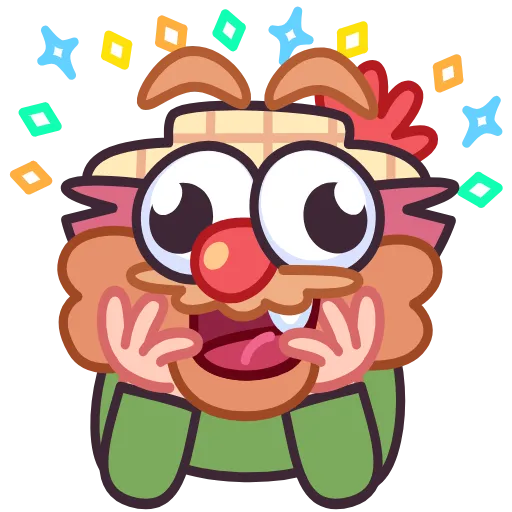 🤩 Эмодзи «Домовой Кузьмич» для Telegram