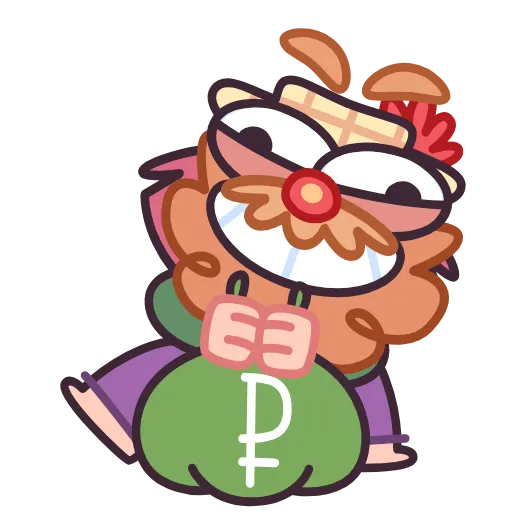 💰 Эмодзи «Домовой Кузьмич» для Telegram