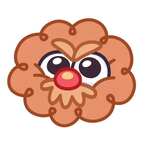 🤩 Эмодзи «Домовой Кузьмич» для Telegram