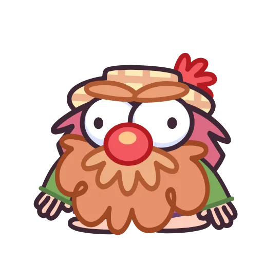 🤩 Эмодзи «Домовой Кузьмич» для Telegram