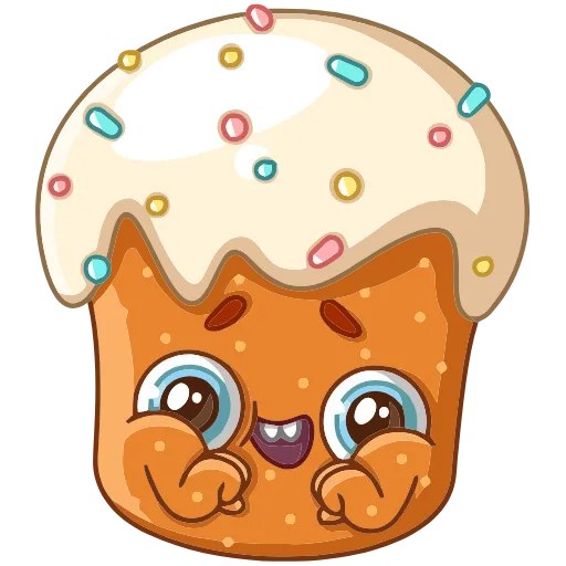☺️ Эмодзи «Кулич Кузя» для Telegram