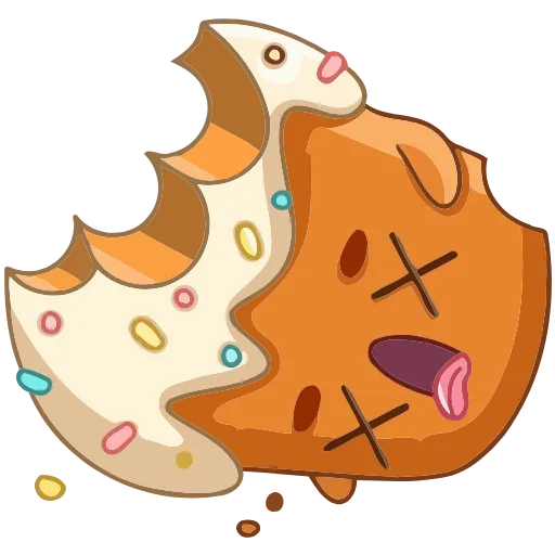 😵 Эмодзи «Кулич Кузя» для Telegram