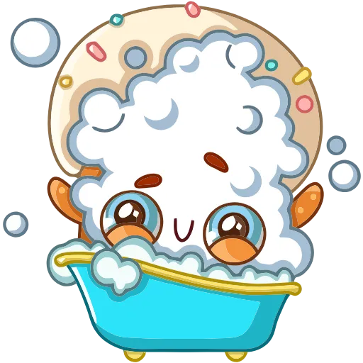 🛁 Эмодзи «Кулич Кузя» для Telegram
