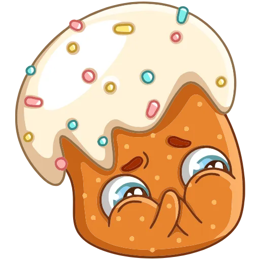 🤢 Эмодзи «Кулич Кузя» для Telegram