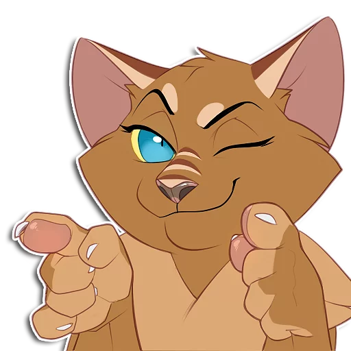 👈 Стикер «Kyanderpack» для Telegram