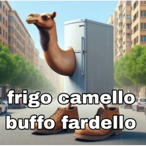 🐫 Стикер «Italian AI Brainrot Animals» для Telegram