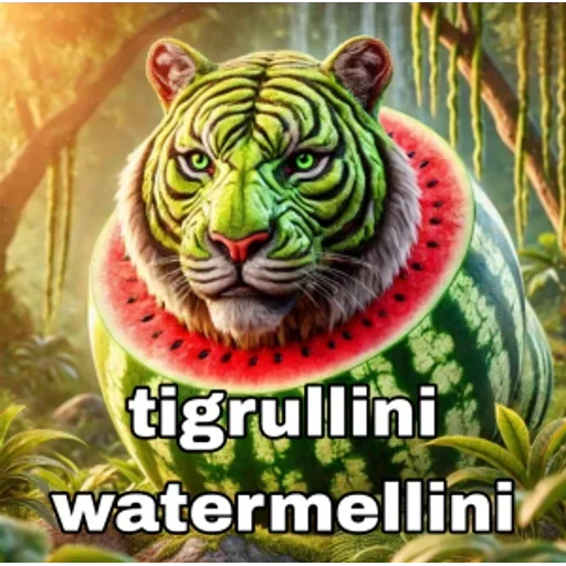 🐅 Стикер «Italian AI Brainrot Animals» для Telegram