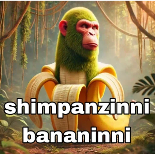 🐒 Стикер «Italian AI Brainrot Animals» для Telegram