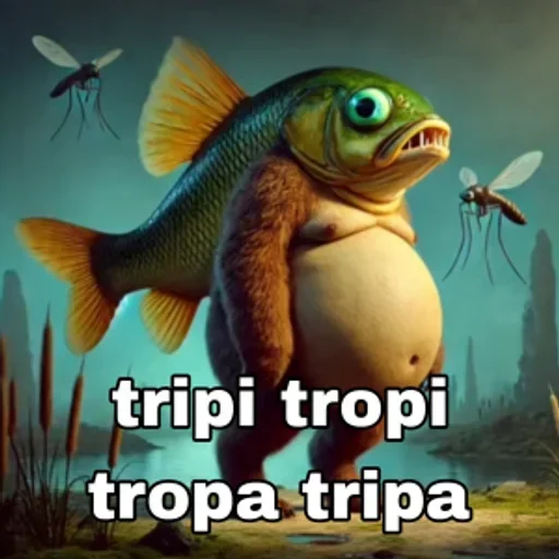😳 Стикер «Italian AI Brainrot Animals» для Telegram