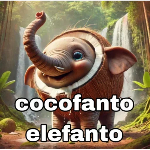 🐘 Стикер «Italian AI Brainrot Animals» для Telegram