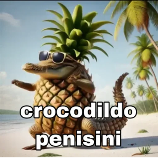 🍍 Стикер «Italian AI Brainrot Animals» для Telegram
