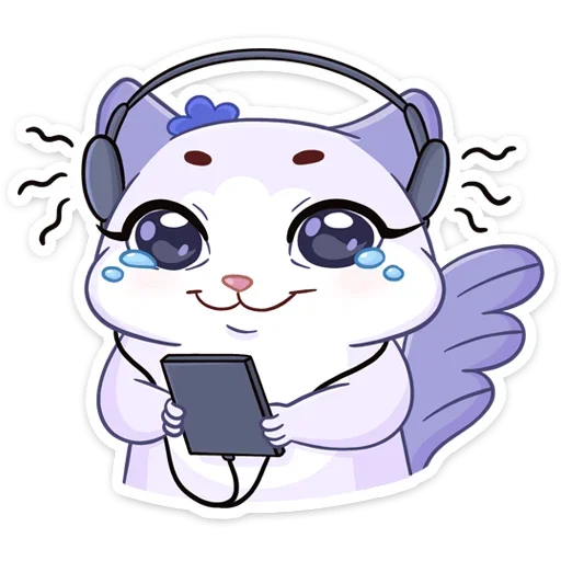 🎧 Стикер «Кусалочка» для Telegram