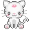 🐱 Эмодзи «Pixel World #pixel #cute» для Telegram
