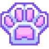 🐾 Эмодзи «Pixel World #pixel #cute» для Telegram