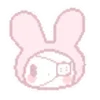 🐰 Эмодзи «Pixel World #pixel #cute» для Telegram