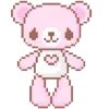 🐻 Эмодзи «Pixel World #pixel #cute» для Telegram