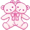 🐻 Эмодзи «Pixel World #pixel #cute» для Telegram
