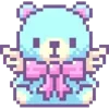 🐻‍❄️ Эмодзи «Pixel World #pixel #cute» для Telegram