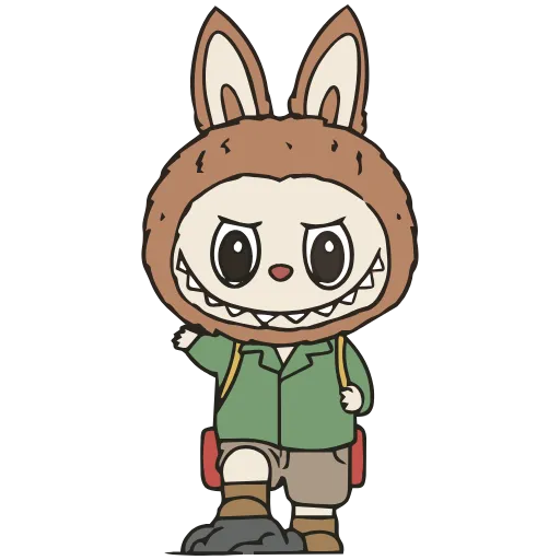 👹 Эмодзи «Labubu #trand #emoji» для Telegram