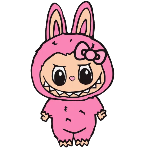 👹 Эмодзи «Labubu #trand #emoji» для Telegram