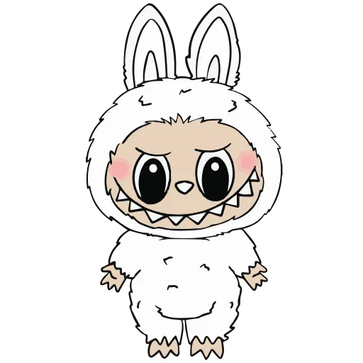 👹 Эмодзи «Labubu #trand #emoji» для Telegram