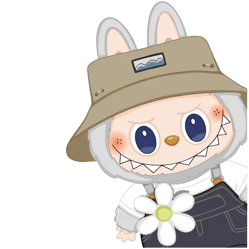 👹 Эмодзи «Labubu #trand #emoji» для Telegram