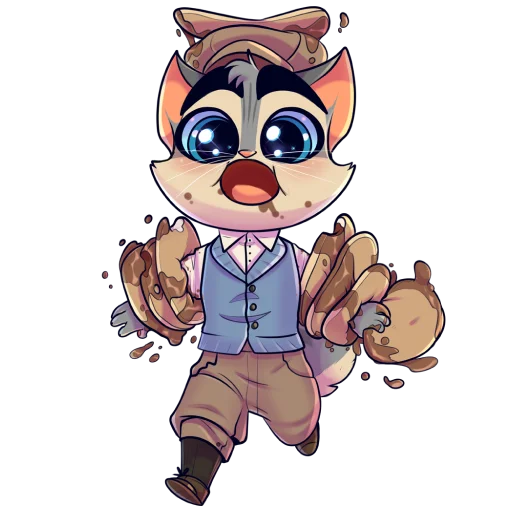 🥞 Стикер «Lackadaisy Emoji Pack» для Telegram