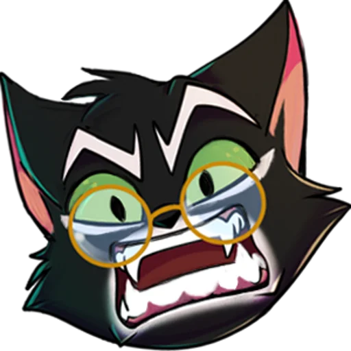 😡 Стикер «Lackadaisy Emojis Resized» для Telegram