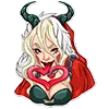 👅 Эмодзи «lady krampus» для Telegram