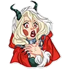 😱 Эмодзи «lady krampus» для Telegram