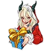 🎁 Эмодзи «lady krampus» для Telegram