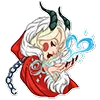 🥺 Эмодзи «lady krampus» для Telegram