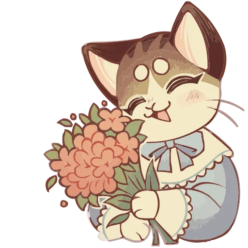 🐈 Эмодзи «Набор эмоджи с леди Лапкой из ВК в качестве» для Telegram