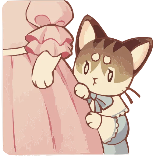 🐈 Эмодзи «Набор эмоджи с леди Лапкой из ВК в качестве» для Telegram