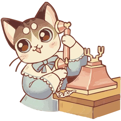 🐈 Эмодзи «Набор эмоджи с леди Лапкой из ВК в качестве» для Telegram
