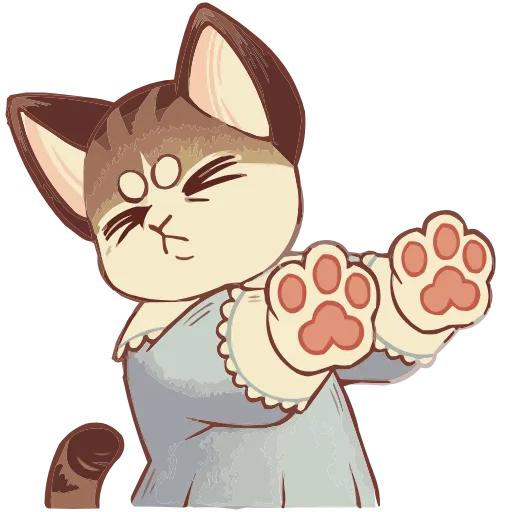 🐈 Эмодзи «Набор эмоджи с леди Лапкой из ВК в качестве» для Telegram