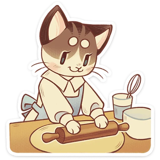 🐱 Стикер «Лапка» для Telegram