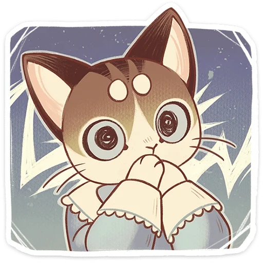 🐱 Стикер «Лапка» для Telegram