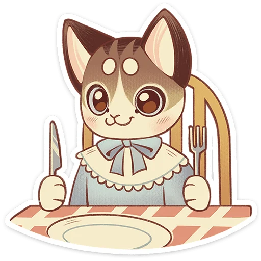 🐱 Стикер «Лапка» для Telegram