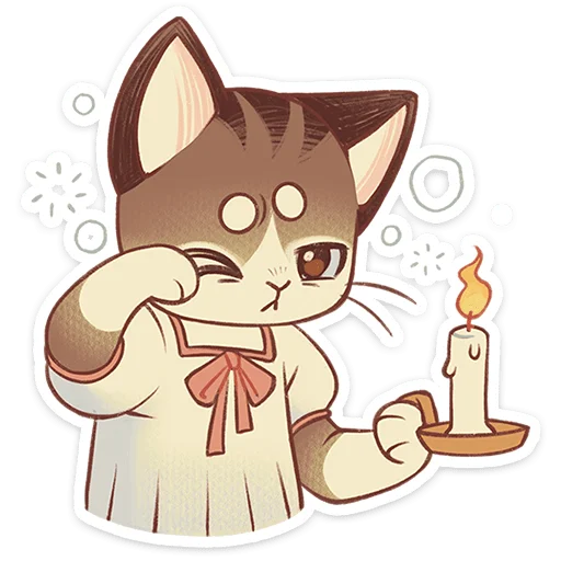 🕯️ Стикер «Лапка» для Telegram